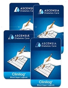Ascensia Bayer Clinilog LogBook 4 Pack
