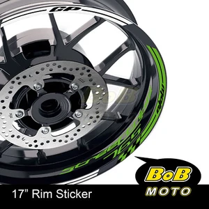 17" Rim White Wheel Decals Stickers For STREET TRIPLE 765 R/RS 17-18 - Picture 1 of 21