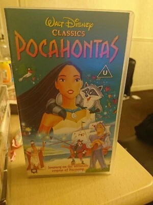 Walt Disney Classic Pocahontas (VHS, 2000) Vintage and holgram with the logos - Image 1 of 4