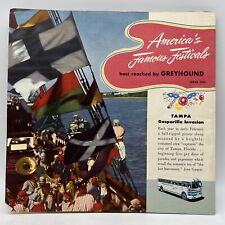 1948 AMERICA'S FAMOUS FESTIVALS BEST REACHED BY GREYHOUND Series One Brochure