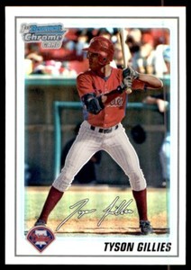 2010 Bowman Chrome Prospects Refractors Tyson Gillies 267/777 Philadelphia