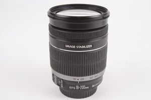 Canon EF-S 18-200mm F/3.5-5.6 IS Wide Angle Telephoto Zoom Camera Lens #T-38043 - Picture 1 of 9