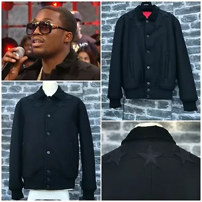 UltraRare & Gorgeous Givenchy AW12  Wool Blend Stars Bomber Jacket  - Image 1 of 4