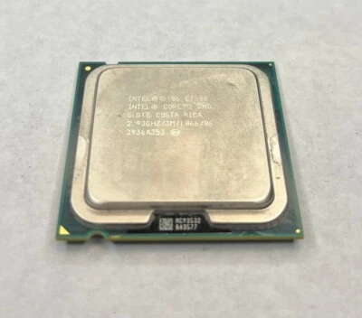 Intel E7500 Core 2 Duo SLGTE 2.93GHz 3M L2 Cache Socket LGA775 Foto 1 de 2