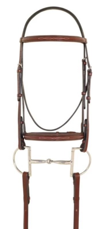 Camelot Fancy Raised Paddled Bridle With Laced Reins - Image 1 of 1