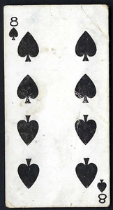 COPE - PLAYING CARDS (SQUARER) - EIGHT SPADES - Picture 1 of 2
