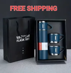 500ml Thermos Bottle Double Layer Stainless Steel Travel Coffee Mug Vacuum Flask - Picture 1 of 5