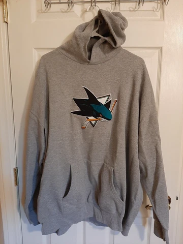 NHL San Jose Sharks Hockey Team Pullover Hoodie Hooded Sweatshirt Lee Brand 2XL Cover