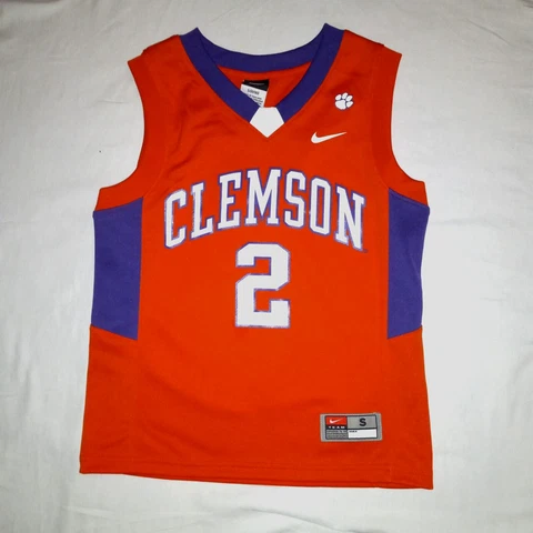 Clemson University Jersey Tigers basketball Nike boys (Youth Small) Cover