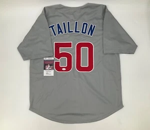 JAMESON TAILLON CHICAGO CUBS AUTOGRAPHED STITCHED JERSEY JSA COA! - Picture 1 of 3