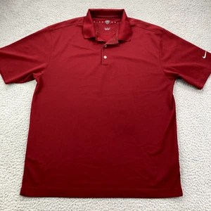Polo de golf seco para hombre camisa de calce seco grande roja transpirable ligera - Imagen 1 de 7