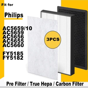 HEPA Carbon Filter FY5185 FY5182 for Philips AC5659/10,AC5656,AC5655,AC5660 - Picture 1 of 8