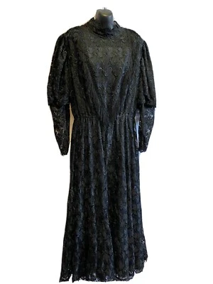 Vestido de luto Queen Victoria/victoriano, talla 16 Foto 1 de 4