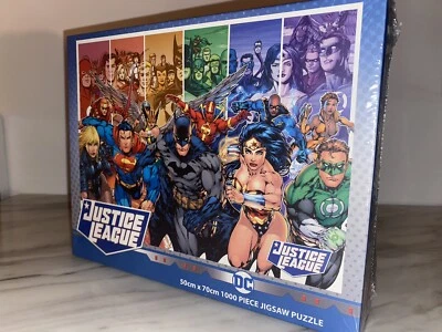 1000 Piece Jigsaw puzzles.  DC Comics - Justice League Batman Superman Wonder - image 1 of 3