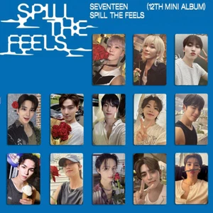 Juego de 13 tarjetas fotográficas HD hechas a sí mismas Seventeen SPILL THE FEELS aquí mismo - Imagen 1 de 5