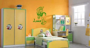 Arte de pared personalizado Woody/buzz Cowboy JUGUETES calcomanía ¡DORMITORIO/Disney! - Imagen 1 de 3