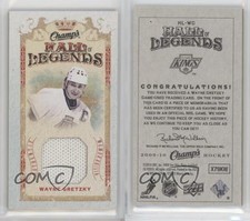 2009-10 Upper Deck Champ's Mini Hall of Legends Memorabilia Wayne Gretzky HOF