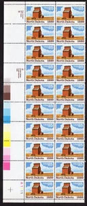 Scott #2403 North Dakota Grain Elevator Plate Block of 20 Stamps - MNH LL #2 - Picture 1 of 1