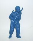 Old Blue Toy Soldier Figure