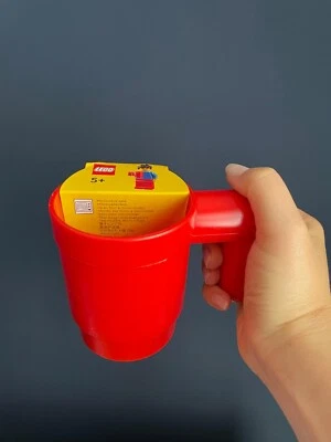 Lego Official Upscaled Drinking Mug 2014 Red (Human Size) Free post✅