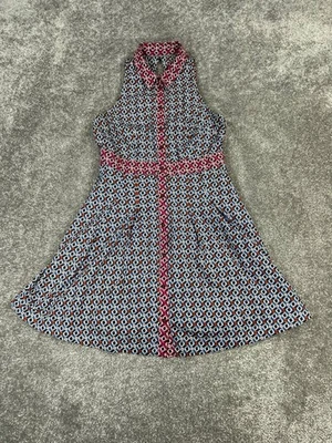 Vestido camisero Maeve para mujer 6 blusa de algodón azul rosa Foto 1 de 4