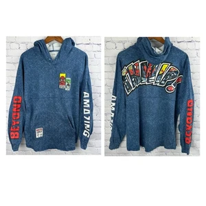 Marvel Spirit Trikot blau Spiderman 60th Anniversary Hoodie Größe L - Bild 1 von 12