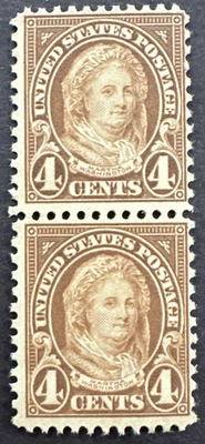 US 1927 Scott 636 Pair MNH Martha Washington - Image 1 of 2