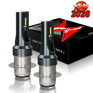 NEW Pair H6M LED Headlights Bulb For Honda Rancher 400 TRX400FA 4x4 AT 2004-2007 - Bild 1 von 14