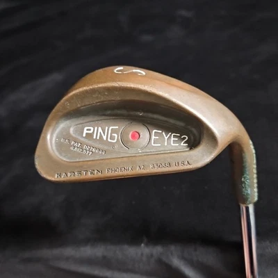 Ping EYE 2 Beryllium Copper BeCu Red Dot Sand Wedge SW Karsten Steel RH 35.5" - Image 1 of 4