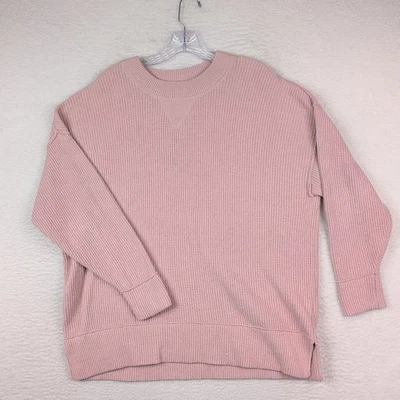 Aerie Oversized Mock Neck Sweater Size Small Pullover Pale Pink - Image 1 of 4
