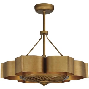 Savoy House Lighting 39-FD-125-54 Stockholm Indoor Ceiling Fan Gold Patina - Picture 1 of 7