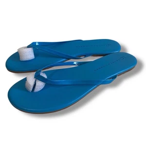 LC Lauren Conrad Women's US Size 9 Blue Flip Flop Sandals New with Box - Picture 1 of 4
