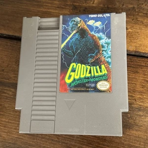 NINTENDO NES Godzilla: Monster of Monsters Authentic RARE 1989 Pins gereinigt ☕️✅ - Bild 1 von 4