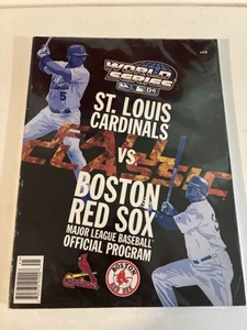 2004 MLB World Series Official Program St. Louis Cardinals Vs Boston Red Sox - Picture 1 of 1