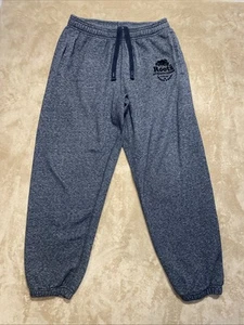 Roots Sweatpants Mens M Heather Gray Black Jogger Athleisure Pants. - Picture 1 of 9