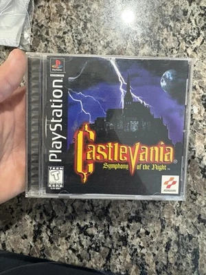 Castlevania: Symphony of the Night PlayStation 1 PS1 Completo CIB Etiqueta Negra Foto 1 de 4