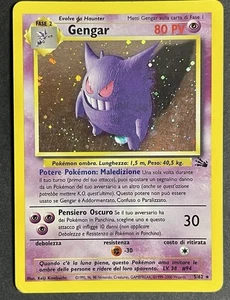 CARTA POKEMON GENGAR HOLO unlimited ITALIANO n.05/62 SET FOSSIL 2000 - Foto 1 di 2
