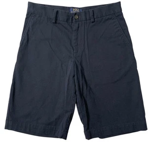 Polo Ralph Lauren Shorts Boys 16 (10” Inseam) Navy Blue Classic Chino Preppy - Picture 1 of 19