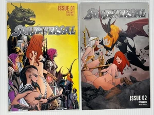 Sonjaversal (Red Sonja) #1-2 Jai Lee June Chung Dynamite 2021 casi nuevo fantasía - Imagen 1 de 4