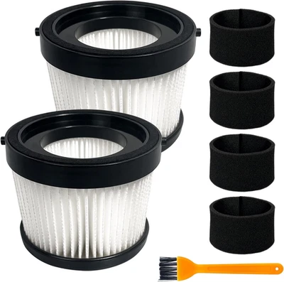 KERNEED 2 Pack DCV5011H HEPA Filter Compatible with DEWALT DCV501HB Cordless Handheld Va