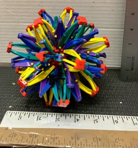Hoberman Mini Sphere Rainbow Expanding Toy Ball Globe 1997 free shipping - Picture 1 of 3