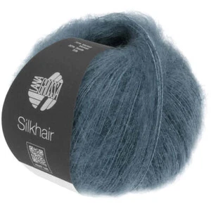 LANA GROSSA SILKHAIR Strickgarn Wolle (202 - Rauchblau) - Bild 1 von 5