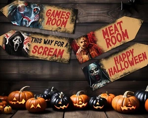 Halloween Fiesta Flechas Horror Decoraciones Decoración Gótica Terror Fiesta Decoración - Imagen 1 de 1