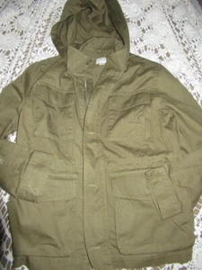 nwot crewcuts everyday olive green zip barn jacket girls 10 free ship USA - Picture 1 of 3