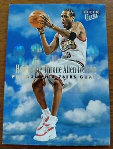 ALLEN IVERSON, 1999-00 FLEER ULTRA HEIR TO THE THRONE INSERT #1 of 10HT, SIXERS