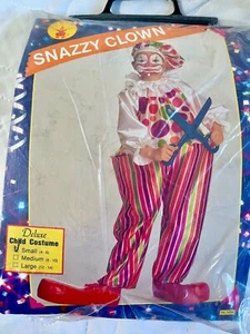 Vintage Rubie's "Snazzy Clown" Child Costume Theater ~ Play ~ Halloween ~ Small - Picture 1 of 4