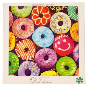 "Nuevo Rompecabezas Buffalo Games Delightful Donuts 300 Pieza Grande 18"" x 18" - Imagen 1 de 1