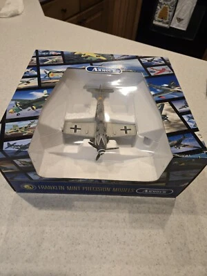 FRANKLIN MINT ARMOUR DIECAST  BF-109 MESSERSCHMITT B11B633 Luftwaffe Hartmann 12 - Image 1 of 3