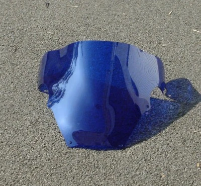 Bulle Parabrisas Suzuki GSXR 600 750 1000 2000 2001 2002 2003 K1 K2 Azul Foto 1 de 3