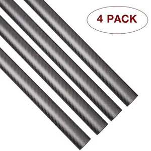 4PCS 500MM Carbon Fiber Tube OD 6 8 10 12 14 16 18 20 22 23 24 26 25 27 30 32 40 - Picture 1 of 9